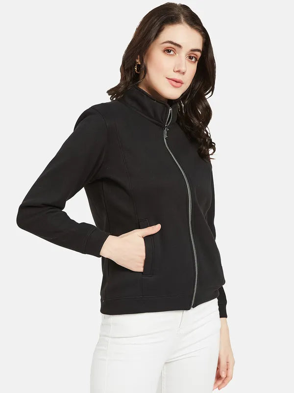 Mettle Women Black Sweatshirt