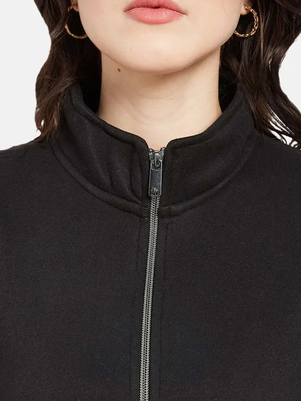 Mettle Women Black Sweatshirt