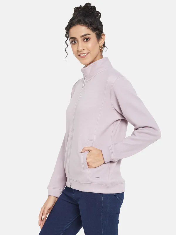 Mettle Women Purple Sweatshirt