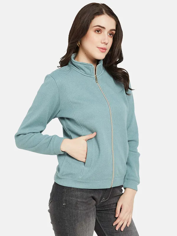 Mettle Women Blue Sweatshirt