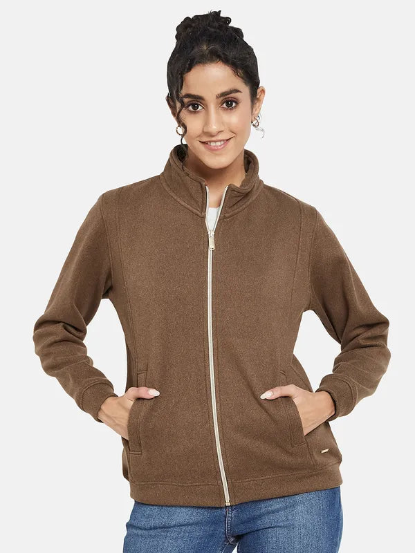 Mettle Women Brown Sweatshirt