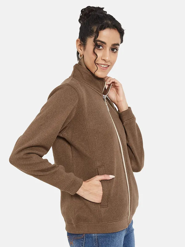 Mettle Women Brown Sweatshirt