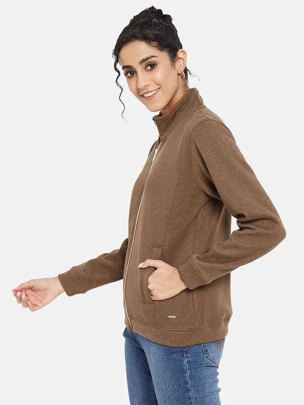 Mettle Women Brown Sweatshirt