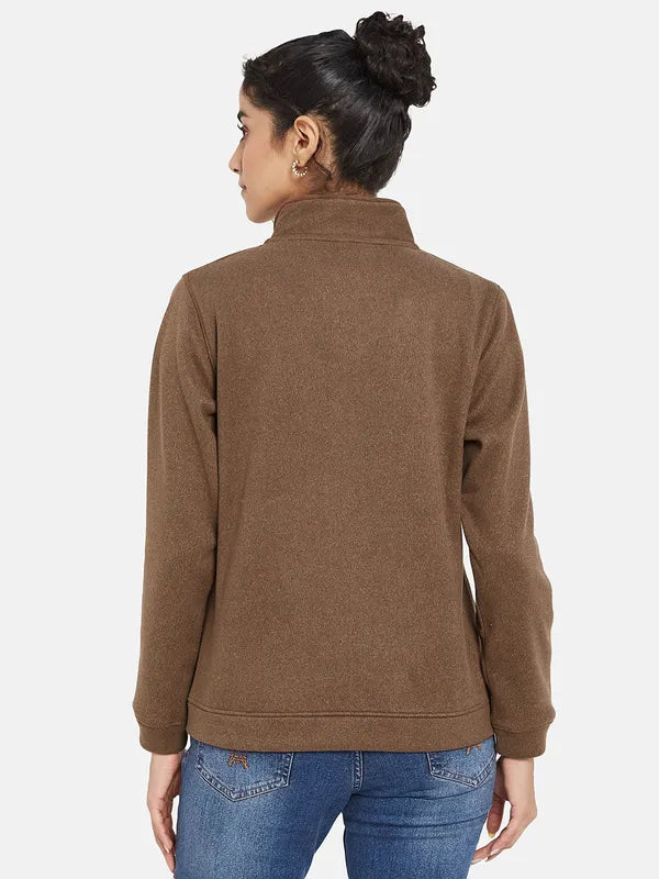 Mettle Women Brown Sweatshirt