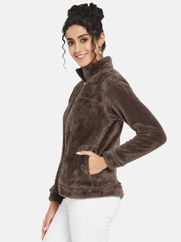 Mettle Women Brown Sweatshirt