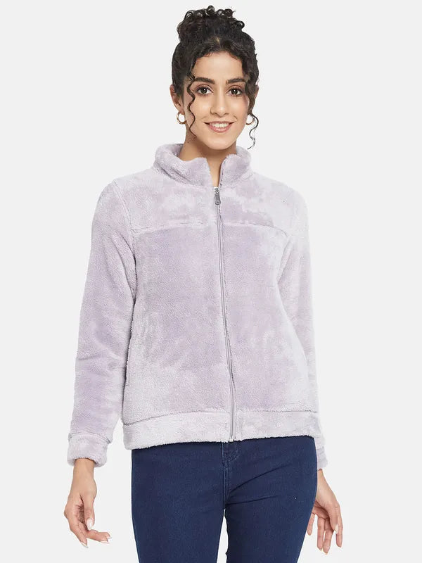 Mettle Women Purple Sweatshirt