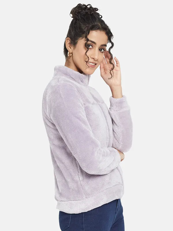 Mettle Women Purple Sweatshirt