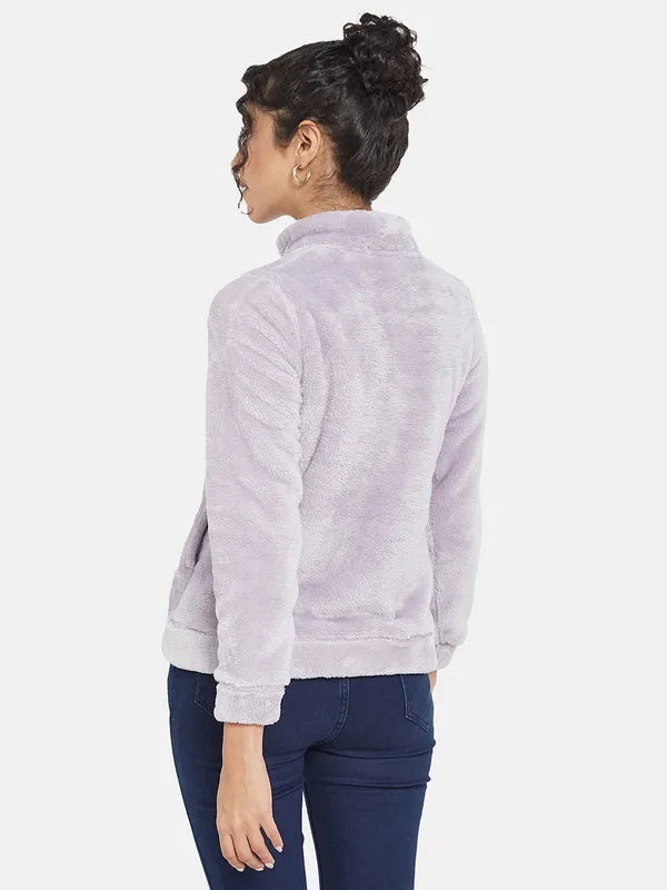 Mettle Women Purple Sweatshirt