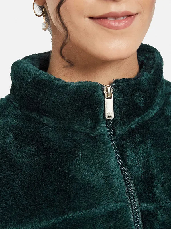 Mettle Women Green Sweatshirt