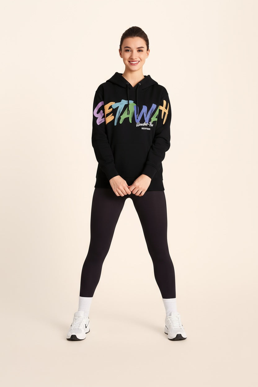 Women Graphic Print Hooded Neck  Sweatshirt