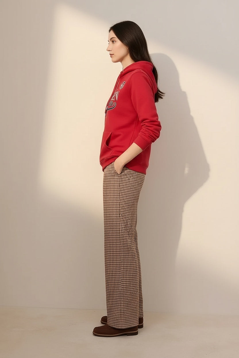 Women Colourblocked Round Neck Sweatshirt