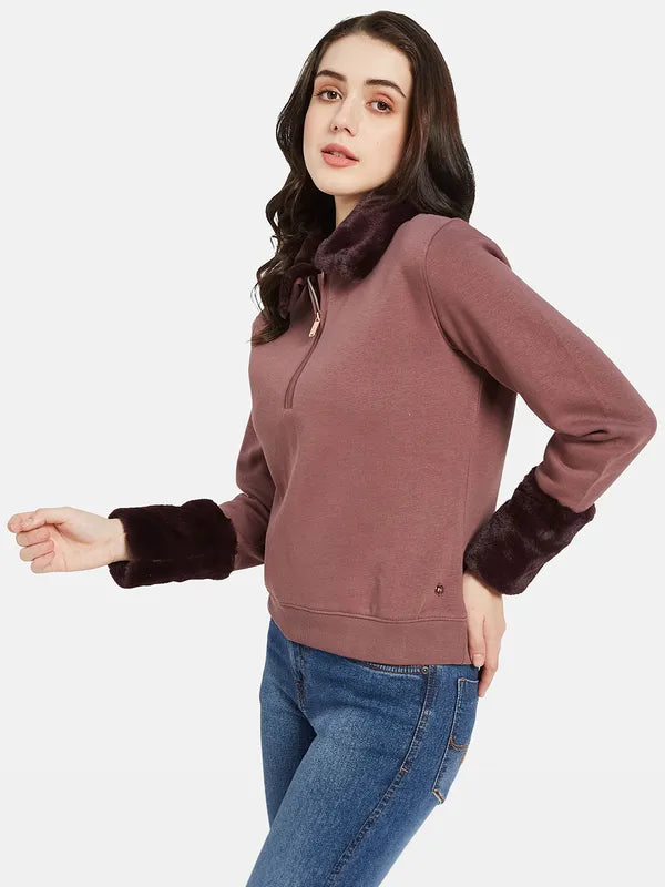 Mettle Women Coral Sweatshirt