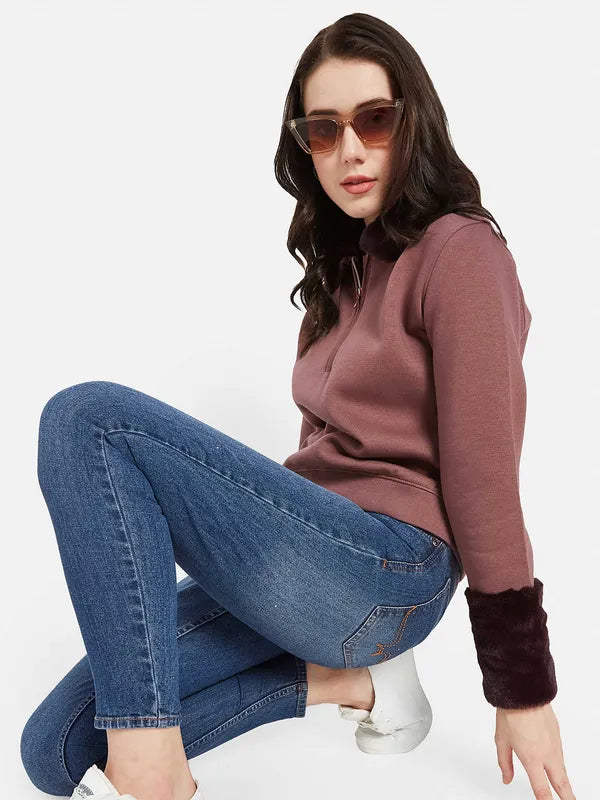 Mettle Women Coral Sweatshirt