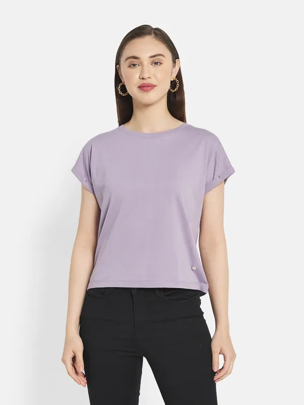 Women Lilac T-Shirt