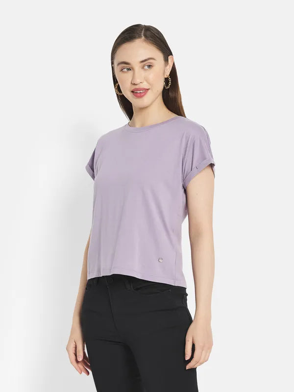 Women Lilac T-Shirt