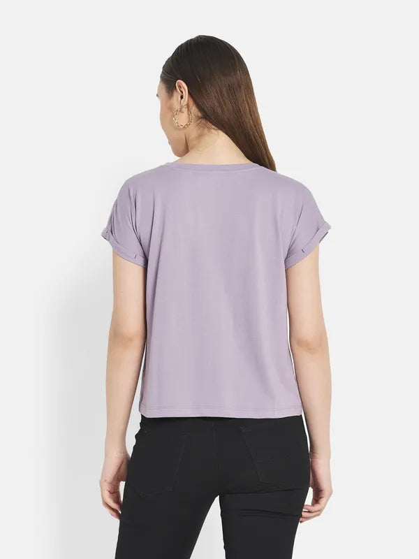 Women Lilac T-Shirt