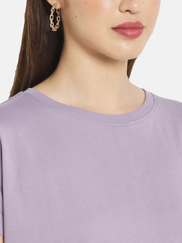 Women Lilac T-Shirt