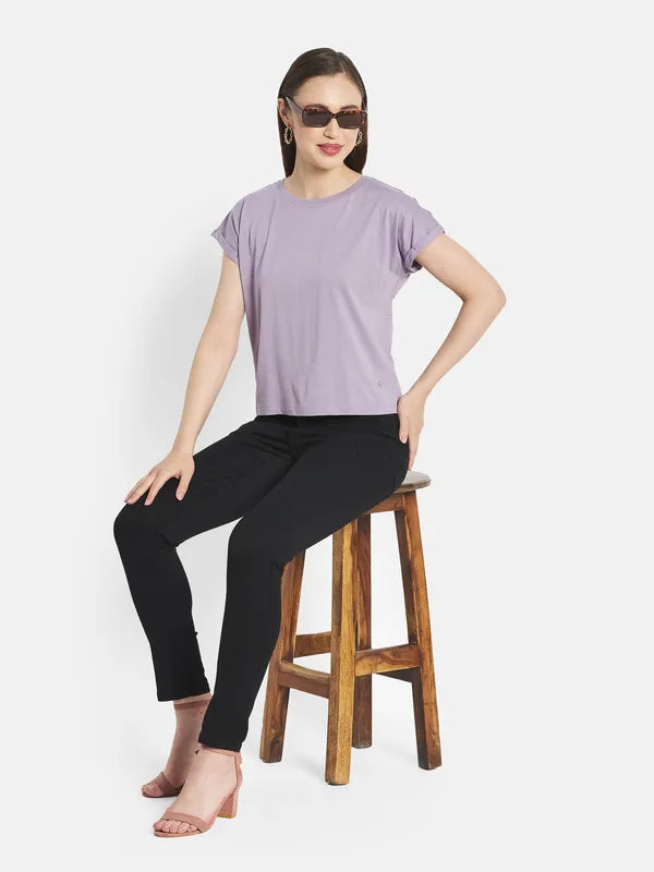 Women Lilac T-Shirt