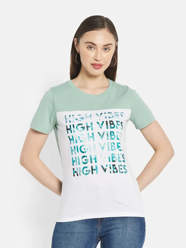 Women Dusty Mint T-Shirt