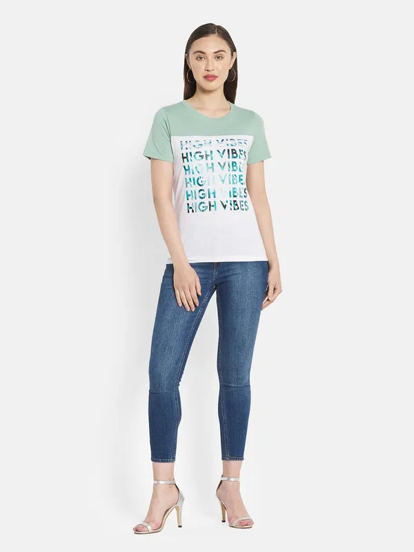 Women Dusty Mint T-Shirt