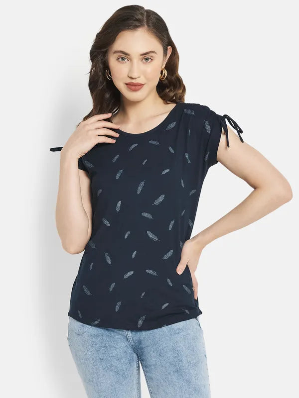 Women Indigo T-Shirt