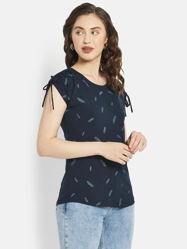 Women Indigo T-Shirt