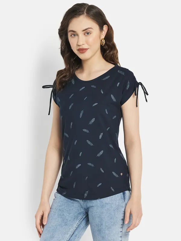 Women Indigo T-Shirt