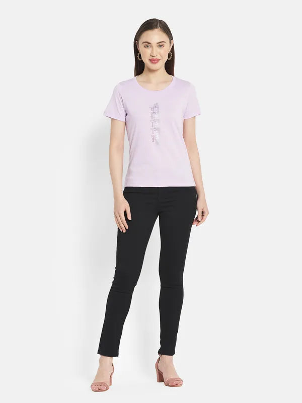 Women Lavender T-Shirt