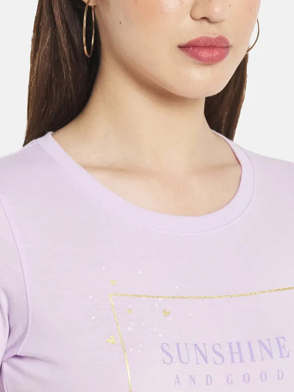 Women Lavender T-Shirt