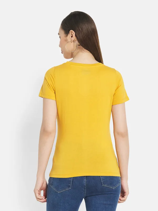 Women Mustard T-Shirt