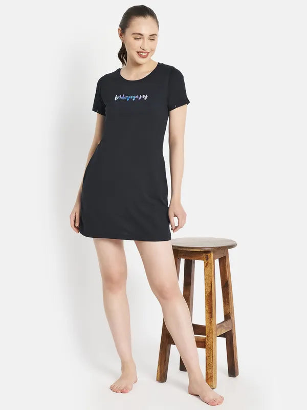 Women Navy T-Shirt