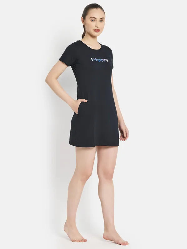 Women Navy T-Shirt