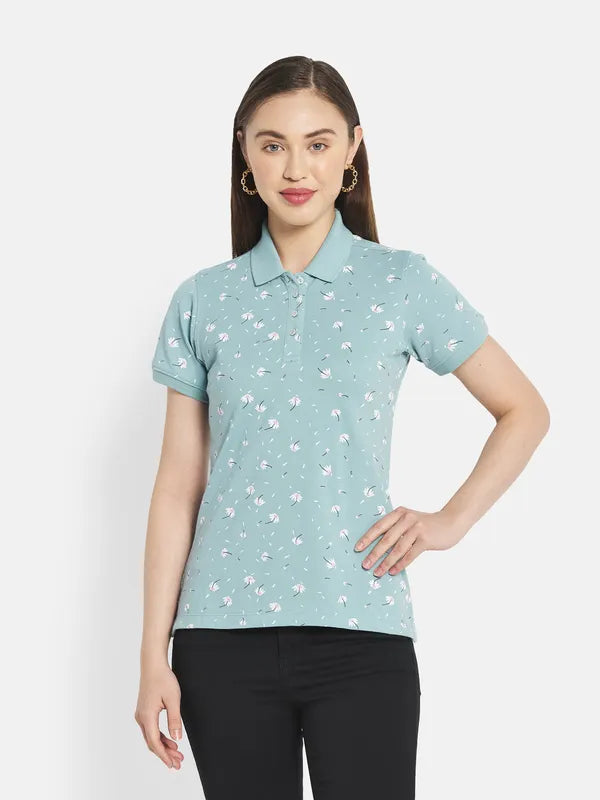 Women Light Teal T-Shirt