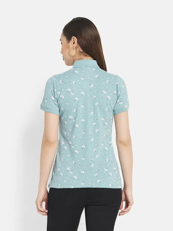 Women Light Teal T-Shirt