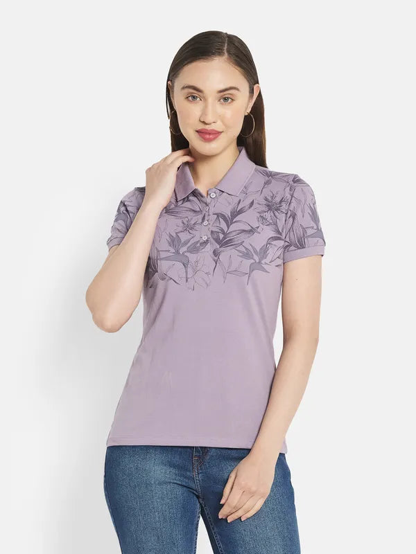 Women Lilac T-Shirt