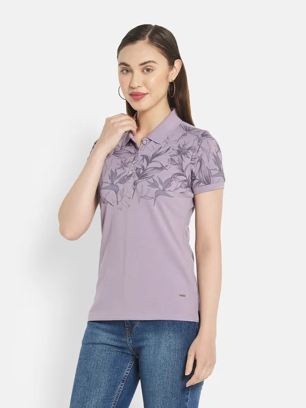 Women Lilac T-Shirt