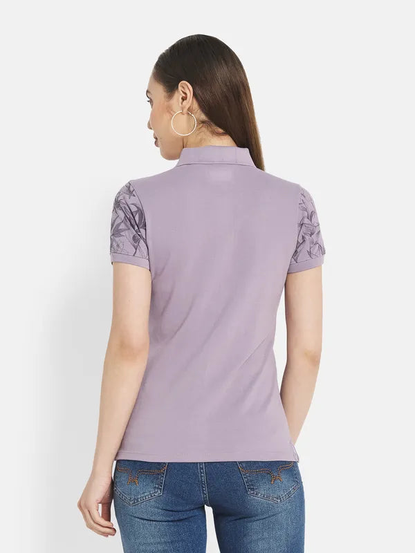 Women Lilac T-Shirt