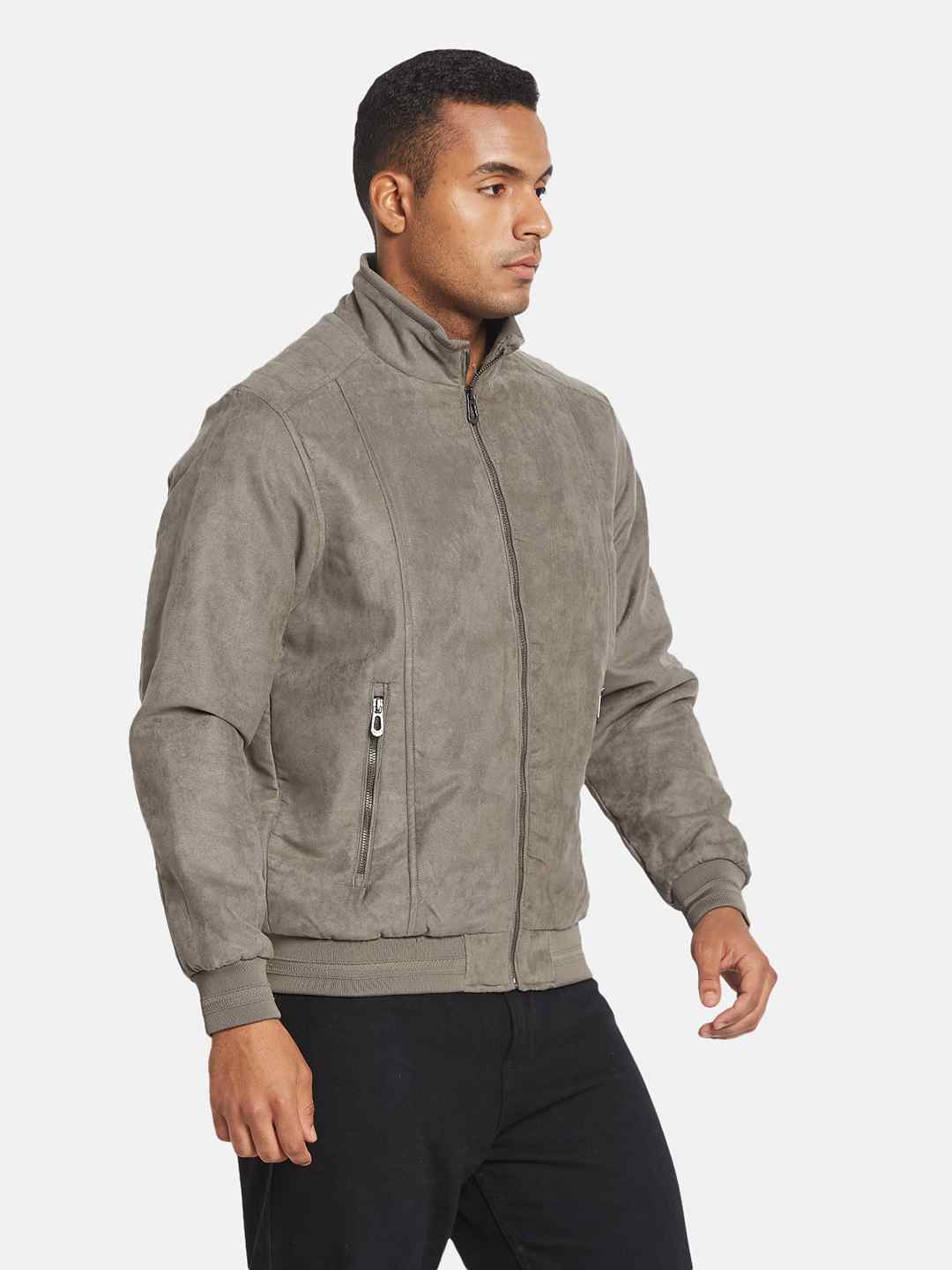 METTLE Men Suede Jacket