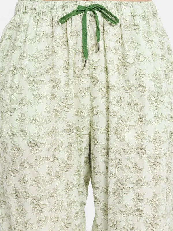 Women Misty Green Trackpants