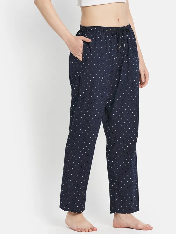 Women Navy Trackpants