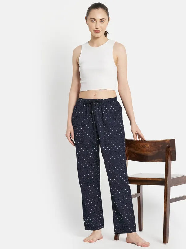 Women Navy Trackpants