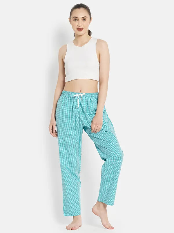 Women Green Trackpants