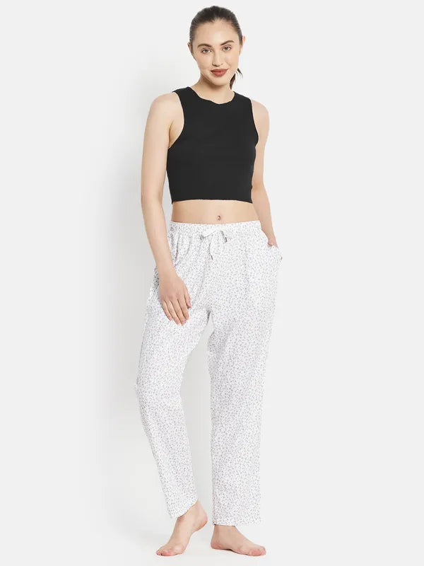 Women White Trackpants