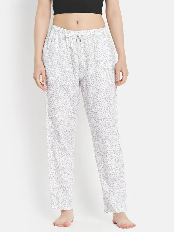 Women White Trackpants