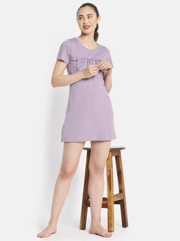 Women Lilac T-Shirt