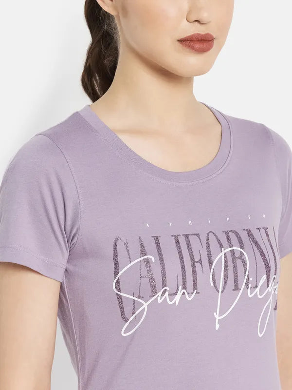 Women Lilac T-Shirt