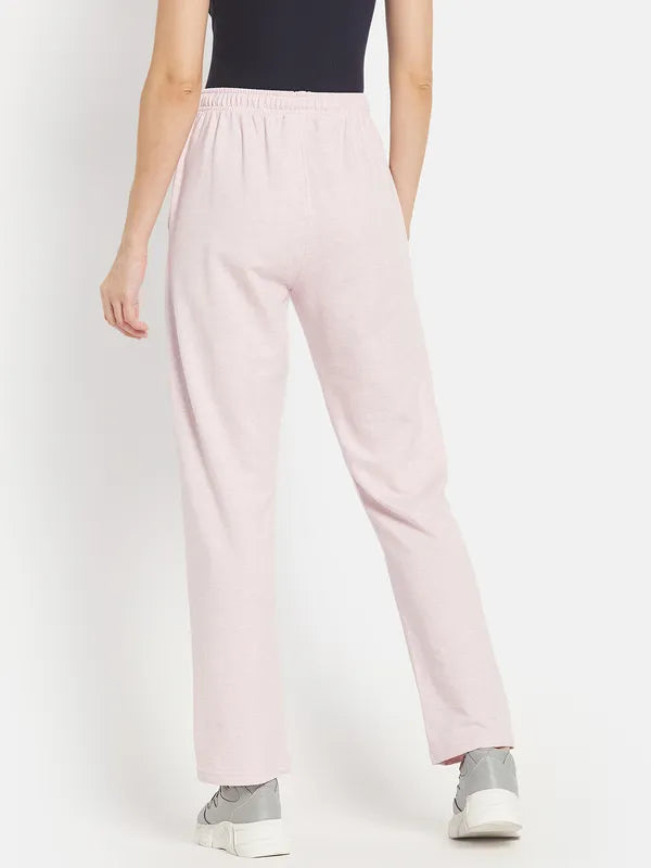 Women Solid Cotton Track Pants