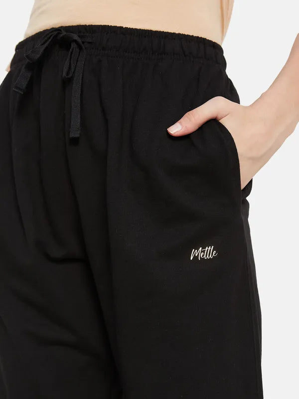 Basic  Drawstrings Trackpants With Mettle Logo