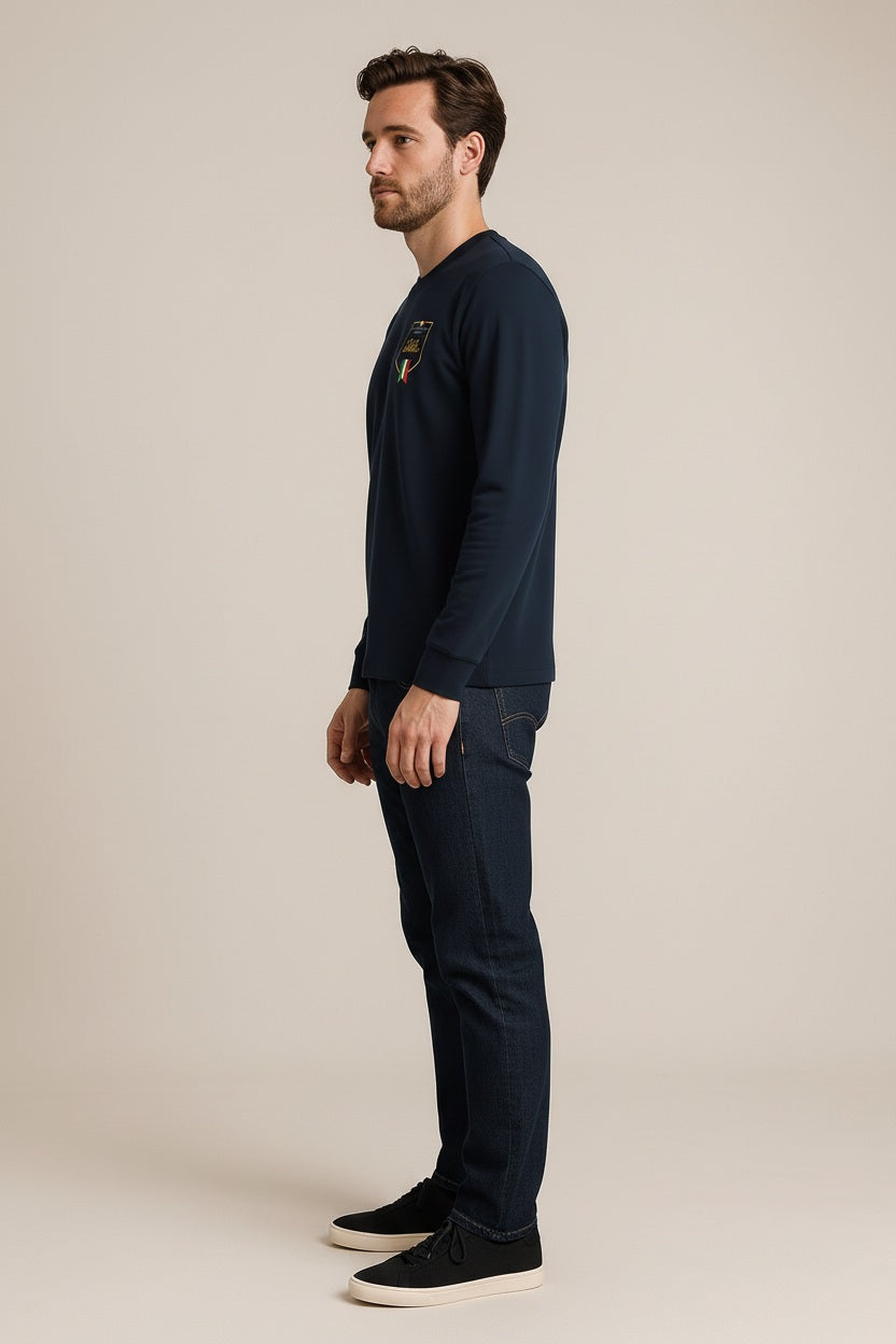 Men Typography Printed Round Neck T-shirt