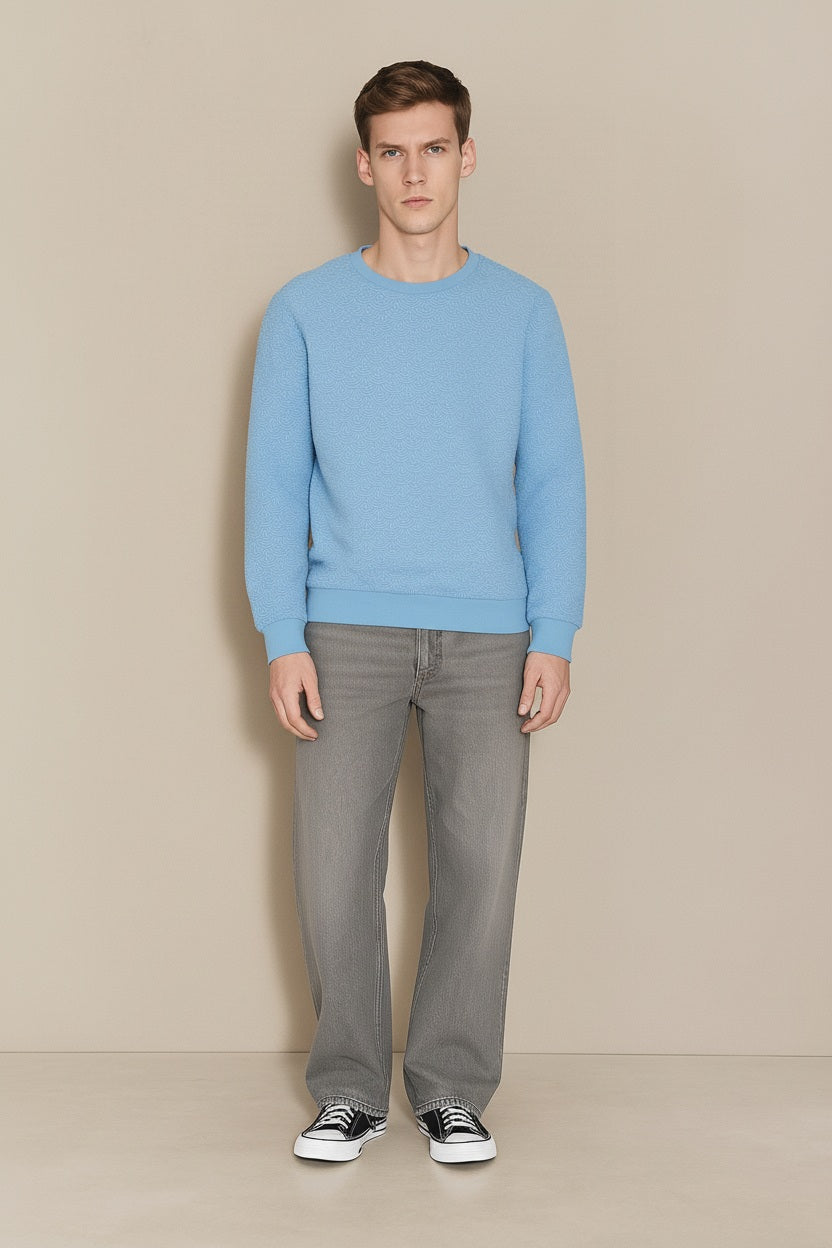 Men Solid Round Neck T-shirt